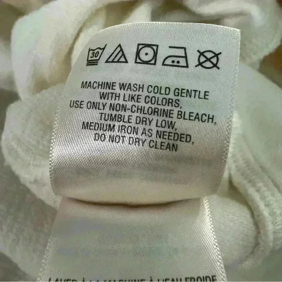 Anthropologie Saturday Sunday Quinn Jacket Full-Zip Tie Back Cream Size S - Picture 12 of 13